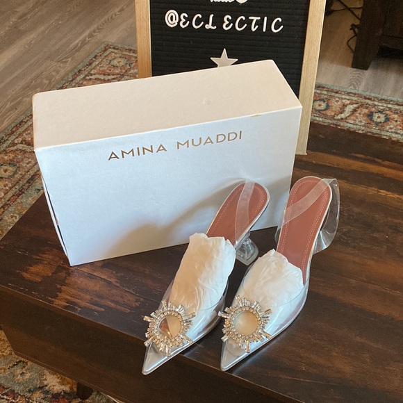 Amina Muaddi Begum Cinderella Pumps - Picture 2 of 7